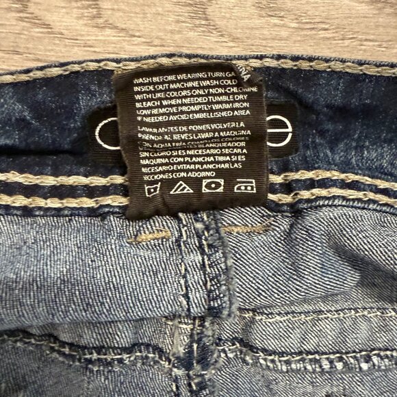 Avenue Blue Jeans Plus Size 20 Embroidered Back Pockets Skinny Stretch Denim - Picture 10 of 16